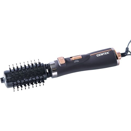 Фен-щетка CENTEK CT-2061, 1200Вт, черный и розовое золото
