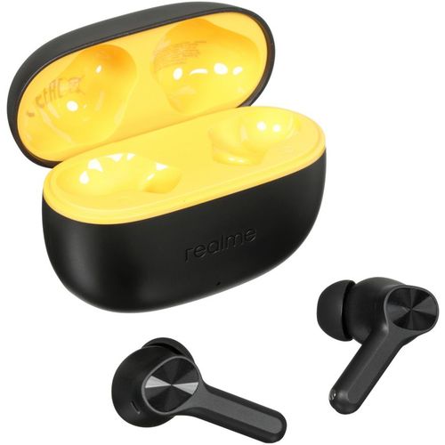 Наушники REALME TechLife Buds T200 Lite, Bluetooth, внутриканальные, черный [6942729003778]