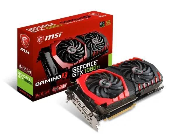 MSI NVIDIA GeForce GTX 1080Ti GeForce GTX 1080 Ti GAMING 11G 11 GDDR5X OC Ret 485748