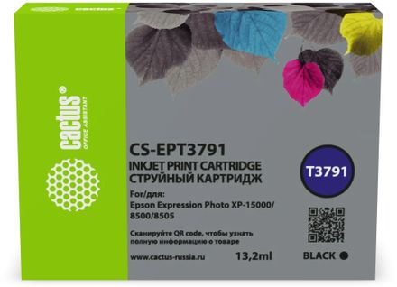 Картридж Cactus CS-EPT3791, 378XL, черный / CS-EPT3791