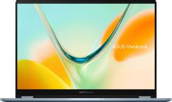 Ноутбук ASUS VivoBook S14 Flip TP5408QA-U2087W, 14", трансформер, OLED, Qualcomm Snapdragon X X1-26-100, 8-ядерный, 16ГБ LPDDR5x, 512ГБ SSD, Qualcomm Adreno, голубой