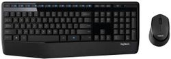 Комплект (клавиатура+мышь) Logitech MK345, заводское нанесение кириллицы, черный