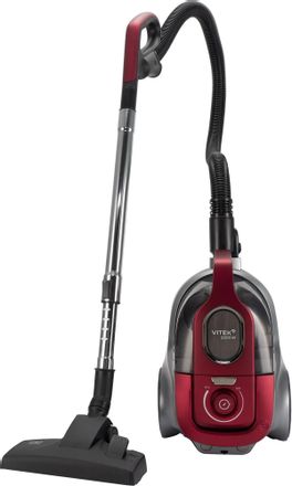 Пылесос Vitek VT-CV3113, 2200Вт, красный/серый