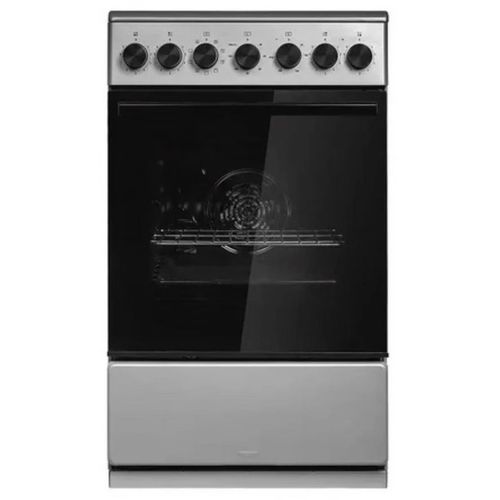 Электрическая плита Midea MFO-M4E20T9E(SL), стеклокерамика, без крышки, серебристый/черный