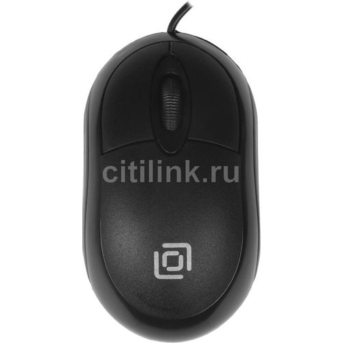 Мышь проводная Oklick 105S, оптическая, USB, 800dpi, черный [400941]