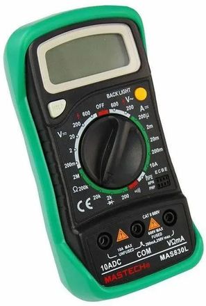 Мультиметр цифровой MASTECH MAS830L, ручной [13-2007]