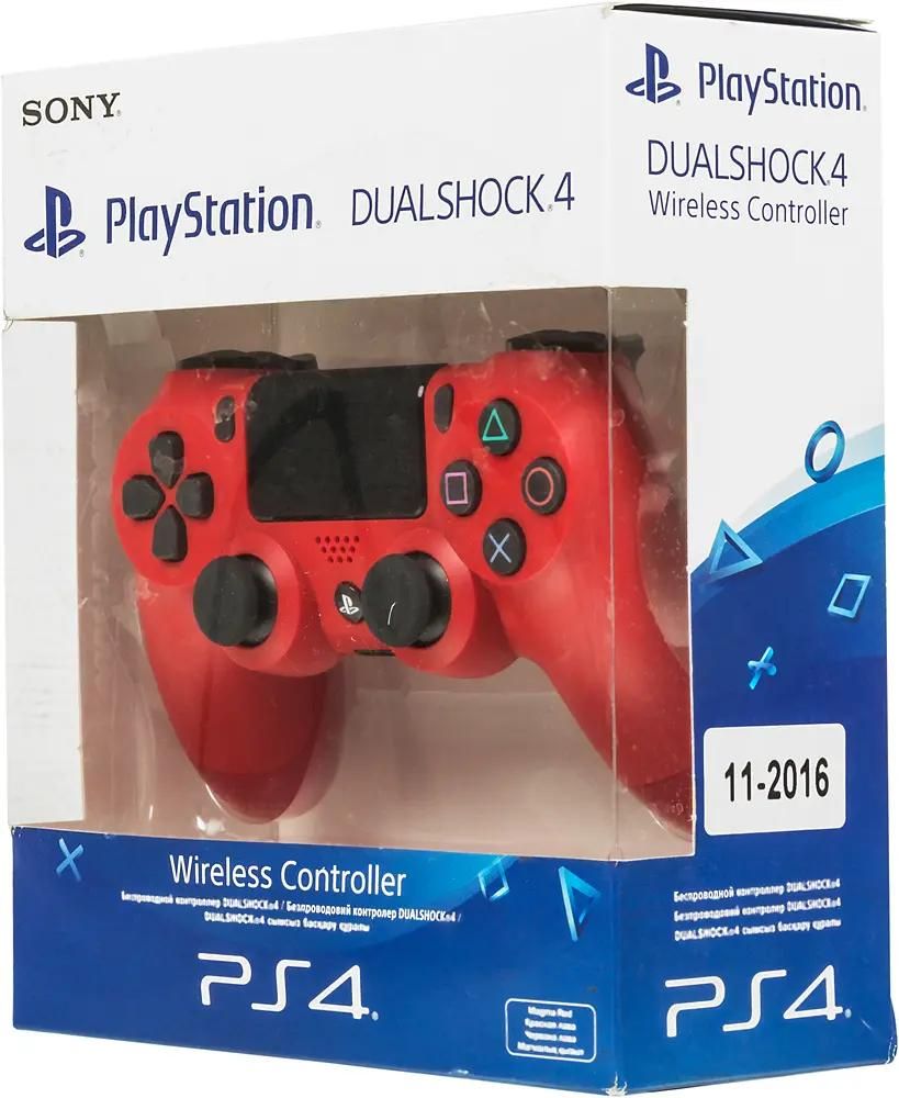 Обзор товара геймпад беспроводной PlayStation DualShock 4 для PlayStation 4  красный [ps719894353] (419161) в интернет-магазине СИТИЛИНК