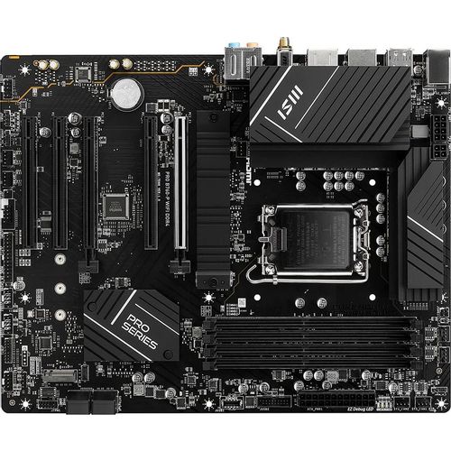 Материнская плата MSI PRO B760-P WIFI DDR4, Socket LGA 1700, Intel B760, ATX, Ret