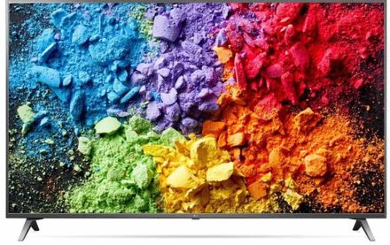 49" Телевизор LG 49SK8000PLB, NanoCell, 4K Ultra HD, серебристый, СМАРТ ТВ, WebOS