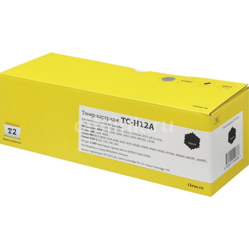 Картридж T2 TC-H12A, Q2612A, черный / TC-H12A