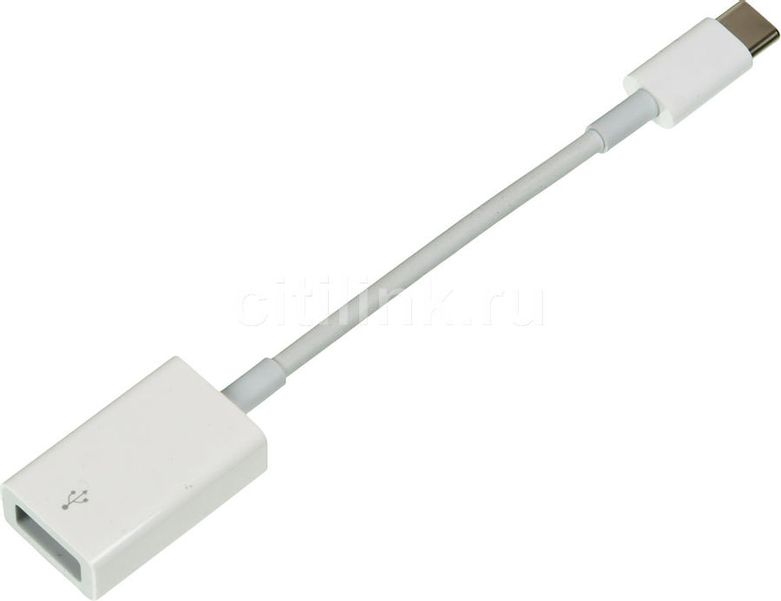Адаптер Apple MJ1M2ZM/A,  0.11м,  белый