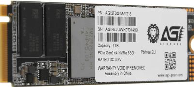 AGI AGI2T0GIMAI218 SSD 2TB 新品未開封 AGI AGI2T0GIMAI218 SSD 2TB 新品未開封の通販 by tamu's shop
