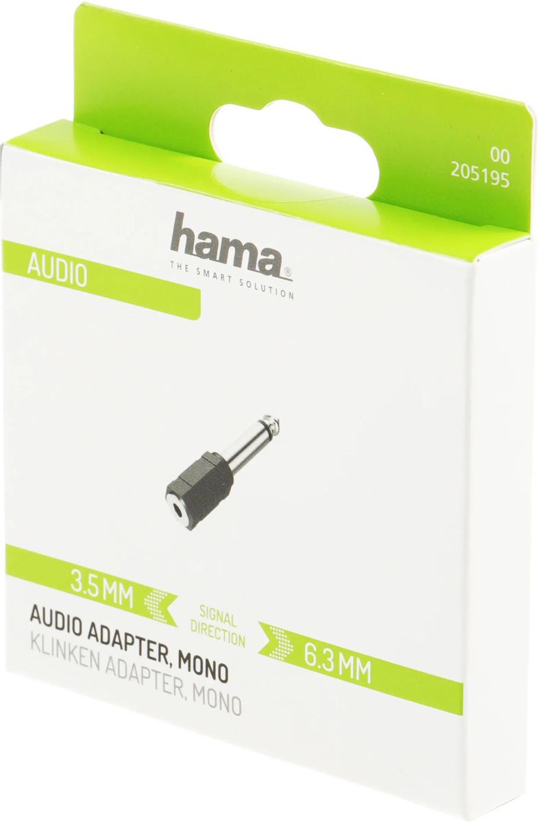 HAMA Adaptateur USB-C / 3.5 mm jack Noir (205282)