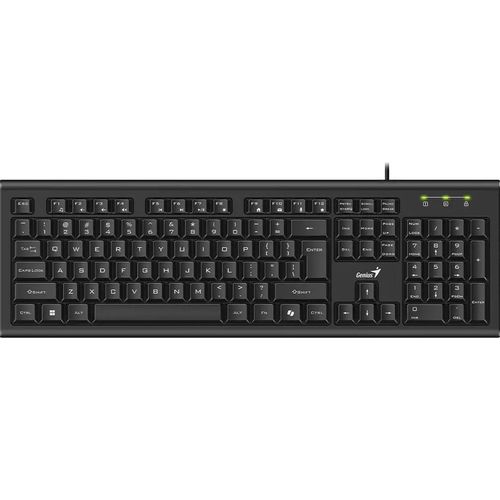 Клавиатура Genius KB-113, проводная, USB, мембранная, черный [31300018402]