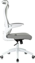 Кресло Бюрократ Sigma WH 1, сетка/ткань, до 120кг,  серый