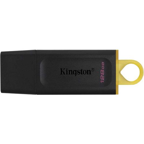 Флешка USB Kingston DataTraveler Exodia 128ГБ, USB3.2, черный и желтый [dtx/128gb]