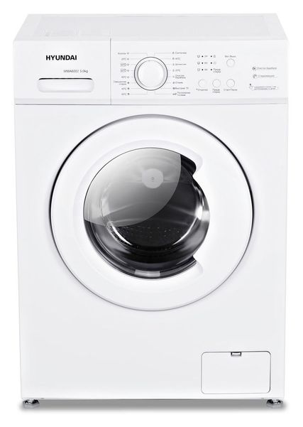 Стиральная машина Hyundai WMA6002, с фронтальной загрузкой, 5кг, 1000об/мин