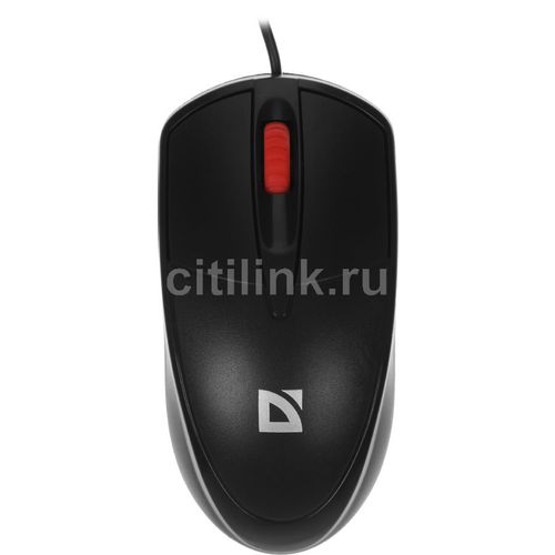 Мышь проводная Defender Icon MB-057, оптическая, USB, 1000dpi, черный [52057]