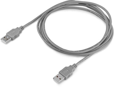 Кабель USB2.0 Buro USB A(m) -  USB A(m),  1.8м,  блистер,  серый [bhp ret usb_am18]