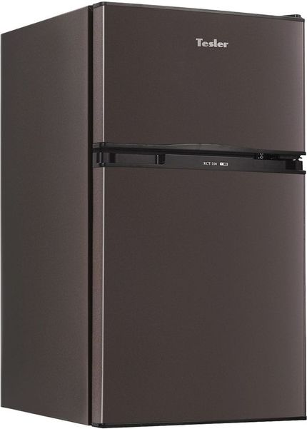 Холодильник двухкамерный TESLER RCT-100 темно-коричневый