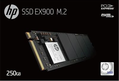 SSD HP EX900 250 M.2 2280 PCIe 3.0 x4 NVMe 2yy43aa abb 1837186