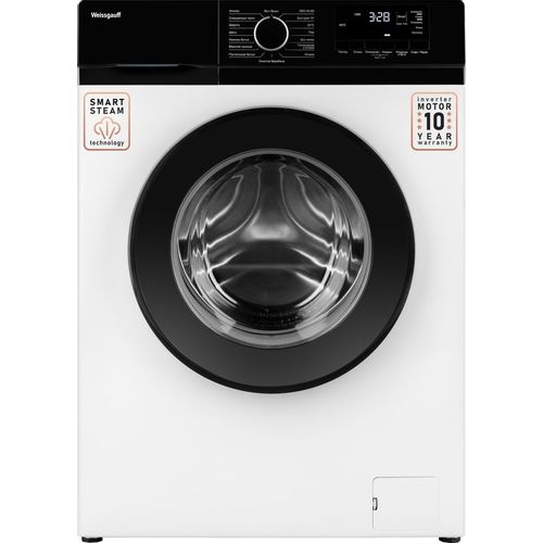 Стиральная машина WEISSGAUFF WM 45127 DC Inverter Steam, с фронтальной загрузкой, 7кг, 1200об/мин, с паром, инверторная