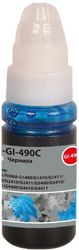 Чернила Cactus CS-GI-490C, для Canon, 70мл, голубой