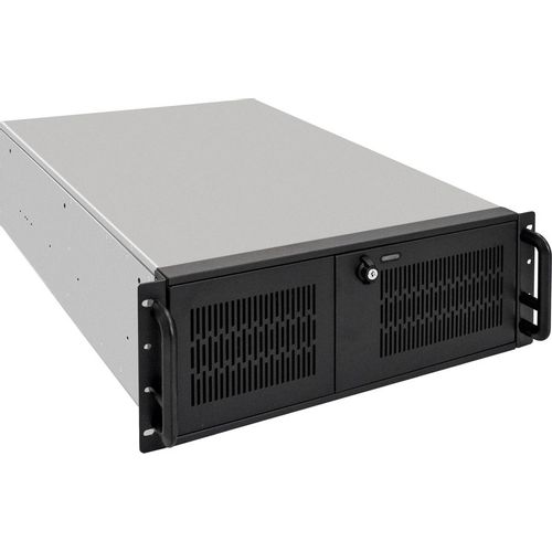 Корпус для сервера монтируемый в стойку EXEGATE Pro 4U650-010/4U4139L, 4U, 2 x 550 Вт, черный/серебристый [ex293881rus]