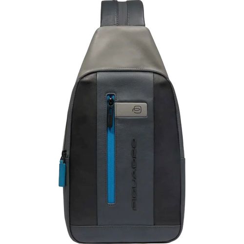 Рюкзак слинг Piquadro Urban CA6540UB00/NGR черный натуральная кожа