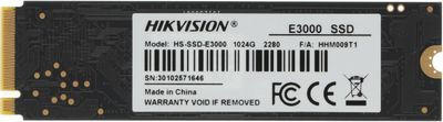 SSD накопитель Hikvision E3000 HS-SSD-E3000/1024G Hiksemi 1ТБ, M.2 2280, PCIe 3.0 x4,  M.2