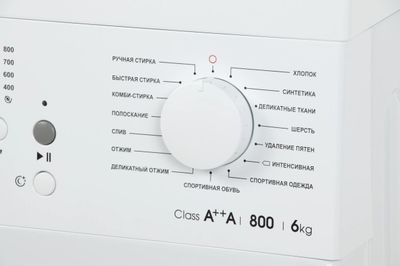 Стиральная машина Атлант СМА-60 У 87-000, с фронтальной загрузкой, 6кг ...