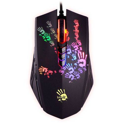 Мышь проводная A4TECH Bloody A60A, игровая, оптическая, USB, 6200dpi, черный [a60 activated]