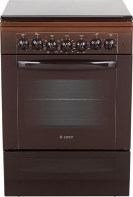 Электрическая плита GEFEST ЭП Н Д 6140-02 0001, эмаль, коричневый ...