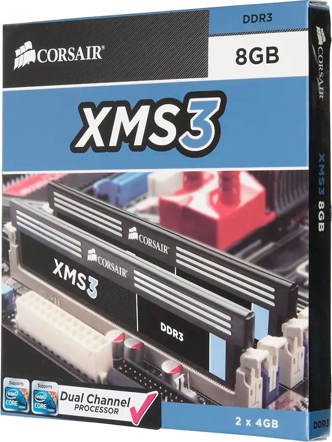 Corsair CMX8GX3M2B1600C9 DDR3 2x 4 1600 DIMM Ret 654918