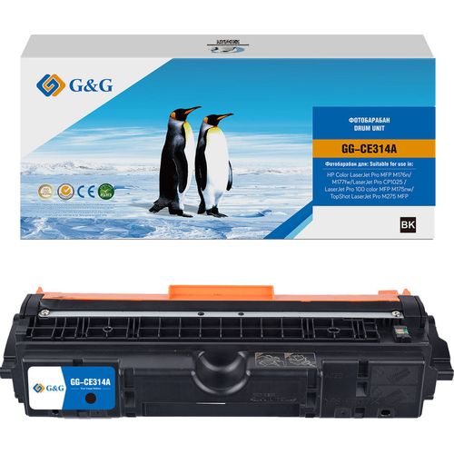 Картридж GG-CE314A Cartridge G&G for HP CLJ M176n/M177fw/CP1025 /M175nw/M275 MFP, with chip (14000)
