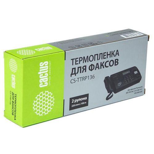 Термопленки для факсов Cactus CS-TTRP136, 2 шт