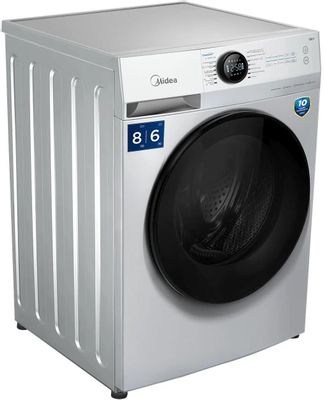 Стиральная машина Midea MF200D80WBS/W-RU, с фронтальной загрузкой, с ...