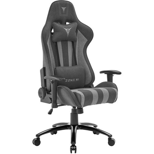 Кресло игровое ZONE 51 Gravity, ткань, до 150кг, топ-ган, регулируемые 2D подлокотники, черный/серый — цена и наличие Кресло игровое ZONE 51 Gravity, ткань, до 150кг, топ-ган, регулируемые 2D подлокотники, черный/серый