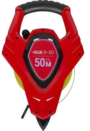 Рулетка геодезическая RGK R50,  50м x12мм,  с поверкой [755870]
