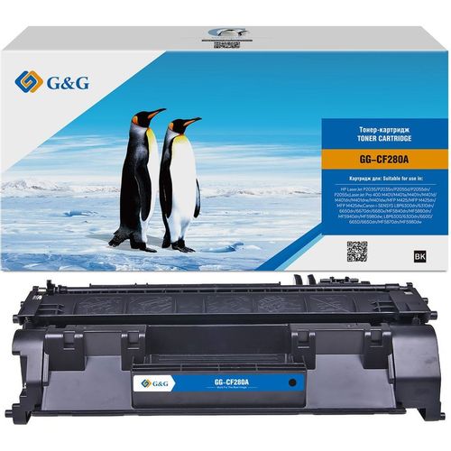 Картридж G&G GG-CF280A, черный / GG-CF280A