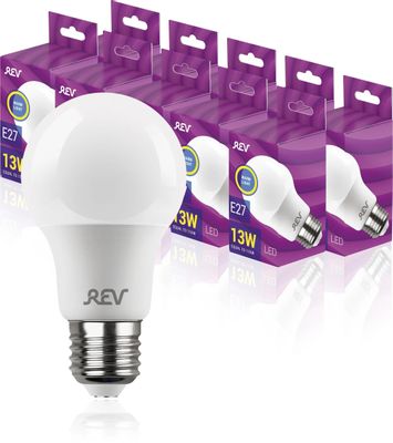 Упаковка ламп LED REV E27,  груша, 13Вт, 10 шт. [32346 4]