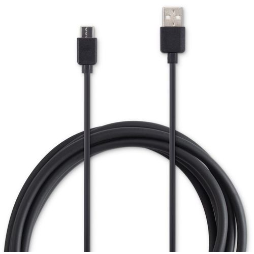 Кабель Buro USB Type-C (m) — USB (m), 1.5м, 3A, черный [bu-usb-ac-1.5m-3a]