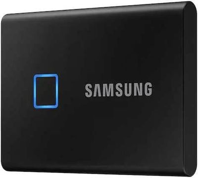 Внешний диск SSD Samsung T7 Touch MU-PC1T0K/WW, 1ТБ, черный