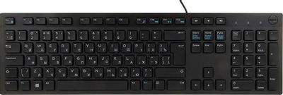 Клавиатура DELL KB216,  USB, черный [580-adgr]