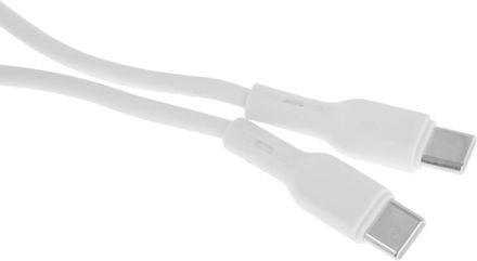 Кабель BORASCO USB Type-C (m) -  USB Type-C (m),  2м,  белый [52589]
