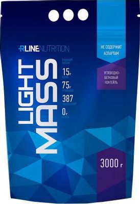 Отзывы на Гейнер RLINE Light Mass, 1, порошок , 3кг, ваниль в интернет ...