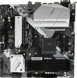 Изображение товара Материнская плата ASRock B550M PRO4, Socket AM4, AMD B550, mATX, Ret Изображение товара Материнская плата ASRock B550M PRO4, Socket AM4, AMD B550, mATX, Ret
