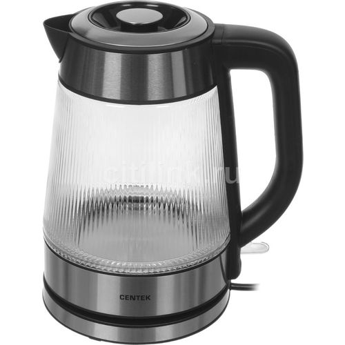 Чайник электрический CENTEK CT-0013, 1.8л, стекло/пластик