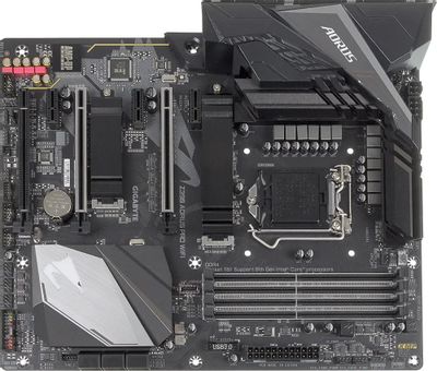 Intel z390 aorus motherboard top