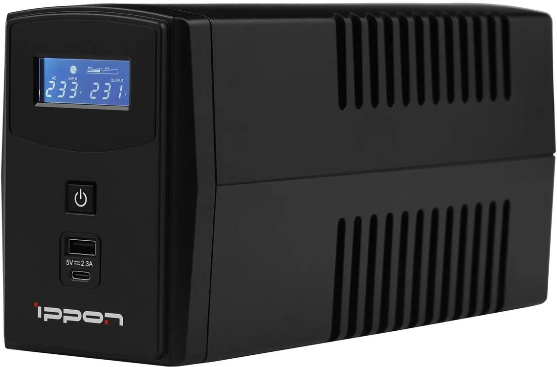 Источник бесперебойного питания Ippon Back Power Pro II Euro 650 / 650 ВА / 360 Вт / 2 x CEE 7 (евророзетка), фото4